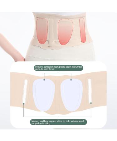 Adjustable Back Brace Posture Corrector Belt Compression Back Support Lumbar Adjustable Back Belt Support Lower Back Support Brace for Discomfort Relief Work Fitness Yoga XL - Buy Online on GoSupps.com