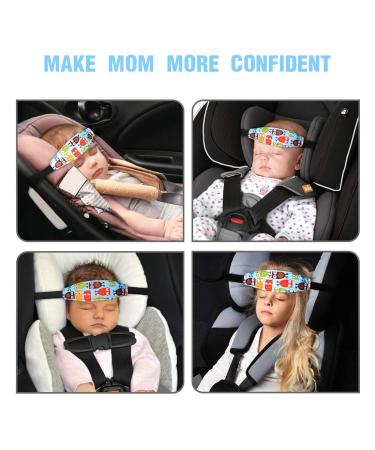 Adjustable Playpen Sleep Positioner - 1Pc Stroller Pram Child Seat Fastening Strap & Head Holder | International Shipping - Buy Online on GoSupps.com