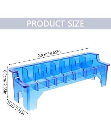 Beaupretty Calipers Shelfs Clipper Guard Storage Holder Hair Clipper Comb Holder Comb Organizer Barber Organizer Barber Tool Organizer Universal Hairdressing Tool Plastic Blue - Buy Online on GoSupps.com