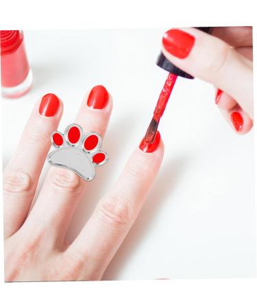Hohopeti Lot de 2 Palettes de M langeur de Couleurs et Plateau de Vernis Ongles Mini Format Bague pour Nail Art Portable et Professionnel Utilisable Domicile Salon - Buy Online on GoSupps.com