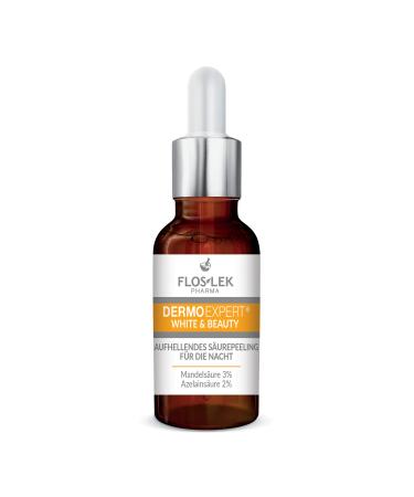 FLOSLEK Whitening Brightening Face Acid Night Peeling | 30 ml | Lightens Moisturizes Softens & Evens Skin Colour | Smoother & Brighter Complexion | Reduces the Intensity of Blemishes