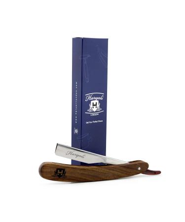 Pure Rose Wood Handle Straight Razor - Premium Barber Style Shaving for All Skin Types - Buy Online on GoSupps.com