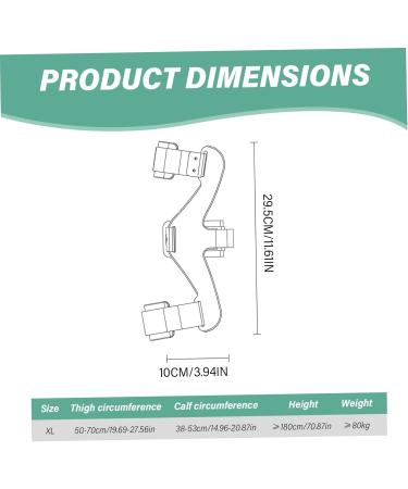 Lightweight Knee Immobilizer Brace for Hyperextension & Abduction | Comfortable 12" Design | International Shipping Available - Buy Online on GoSupps.com