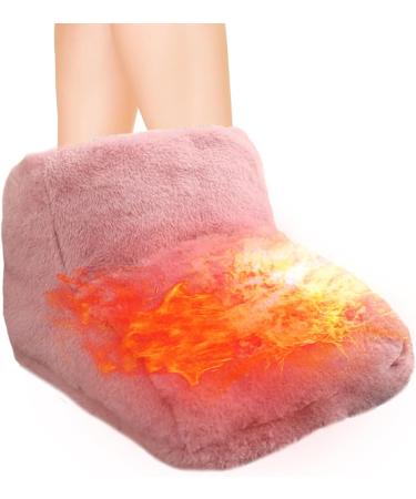 NIKTULE USB Foot Warmers - Cozy Heated Slippers for Home & Work | Thickened Full Wrap Heating Pillows | Perfect Winter Gifts in Pink - Buy Online on GoSupps.com