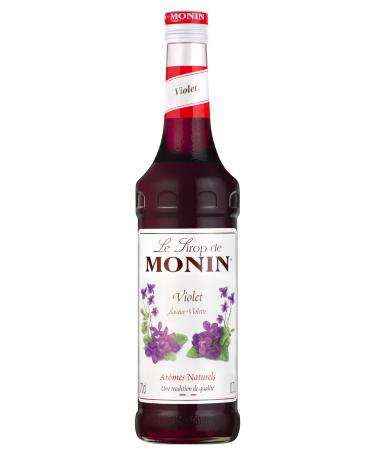 MONIN Premium Violet Syrup 700ml for Cocktails and Mocktails. Vegan-Friendly Allergen-Free 100% Natural Flavours Violet 700 ml (Pack of 1)