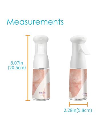 Hair Spray Bottle - Continuous Mist Refillable 5oz for Styling Plants Cleaning & Skin Care - Graffiti01 White - Buy Online on GoSupps.com
