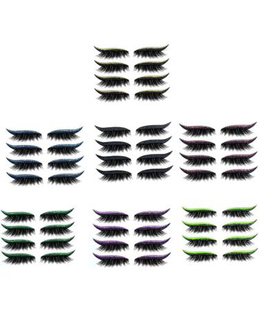 GGOOD Eyeliner Eyelash Stickers Reusable Waterproof Stick on Eyeliner Eyeshadow Makeup Black Artificial Eyelashes - Buy Online on GoSupps.com