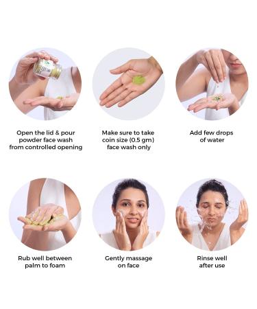 Brillare Neem Facial Cleanser - Natural Face Wash for Oily & Acne-Prone Skin, Paraben & Sulfate-Free, 15gm - Buy Online on GoSupps.com