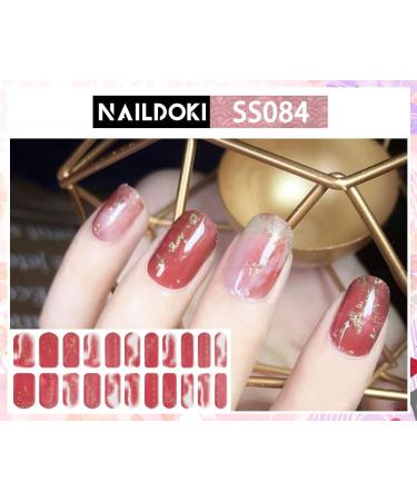 NAILDOKI Nail Foil Art Sticker - Self-Adhesive Manicure DIY Decoration (6 Sheets) - B2-04 - Buy Online on GoSupps.com