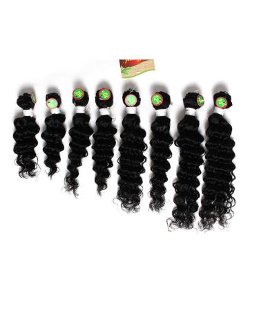 Eunice 8-Piece Deep Curly Tape-In Hair Extensions - Fading to Black Ombre (8-14 Inches) - Buy Online on GoSupps.com