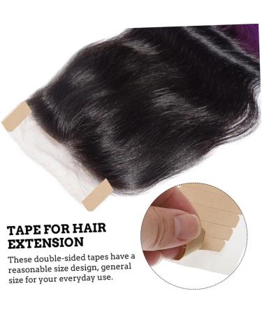 FRCOLOR 6 Sheets Double-sided Tape Wig Toupee Hair Bands Hair Ribbon Tape Hair Extensions Tape for Hair Extensions Hair Extension Tape Double Sided Double Sided Tape Bangs Adhesive - Buy Online on GoSupps.com