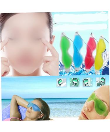 Ipetboom Cold Compress Eye Mask Eye Soothing Pads for Dry Eyes Reusable Eye Care Cool Masks Reusable Eye Cooling Eye Paste Eye Drops Cooling Eyes Facial Mask The Summer medium Green - Buy Online on GoSupps.com