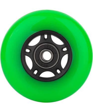 WHEELCOME Inline Skate Replacement Wheels 72mm - 8-Pack Green | ABEC-9 Bearings & Spacers | 85A for Indoor & Outdoor Roller Hockey Skates - Buy Online on GoSupps.com