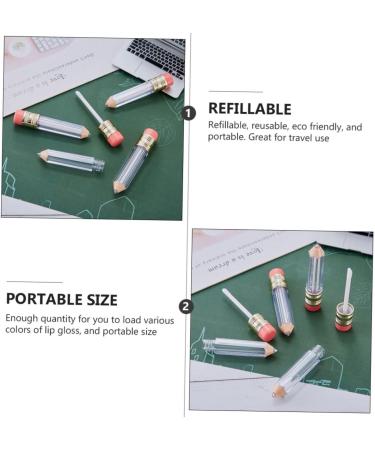 CALLARON Lot de 20 Tubes de Gloss Vides Format Crayon Mini Taille Plastique Transparent et Rouge Rechargeables pour Maquillage L vres et Diy Usage Quotidien et Voyage - Buy Online on GoSupps.com