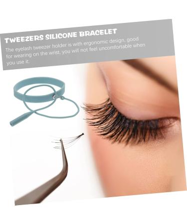 Tweezers Silicone Bracelet Eyelash Tweezers Bracelet Holder Tweezer Wrist Holder Lash Tweezer Holder Silicone Wristband Lash Tool Lash Tweezer Wristband Make up Silica Gel Bracket - Buy Online on GoSupps.com