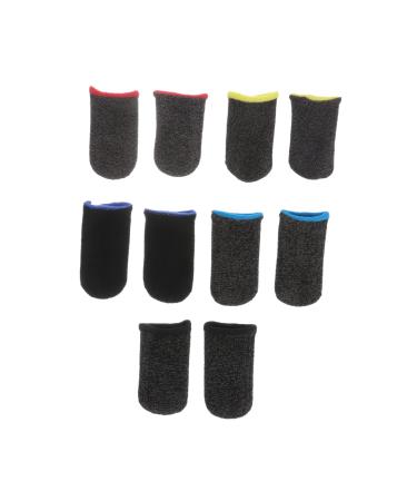 FRCOLOR 15 Pairs Finger Cot Fiber Sleeve Large
