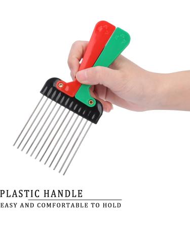 Metal Hair Pick Pick Comb Portable Hair Salon Pick Comb Hairdressing Detangle Hair Pick Styling Tool Accessory - Buy Online on GoSupps.com