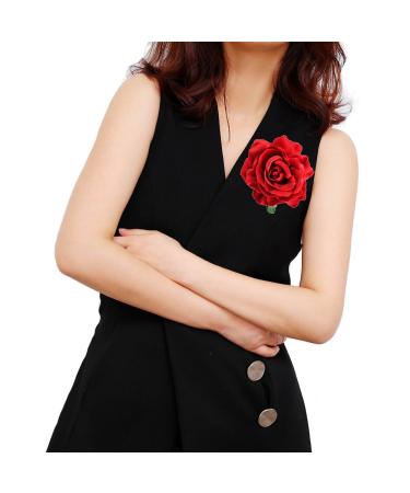 InSowni 16 Pack Big Rose Flower Hair Clips Brooch Pins for Women Girl Bridal - 16PCS S1 - Buy Online on GoSupps.com
