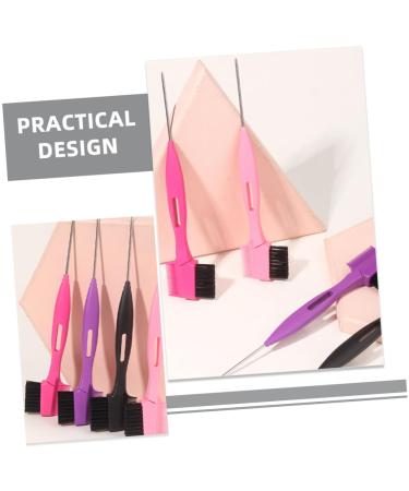 MAGICLULU Steel Needle Eyebrow Brush Set - Portable Eyebrow Comb & Hair Edge Brush for Women | Perfect for Travel & Precision Grooming - Buy Online on GoSupps.com