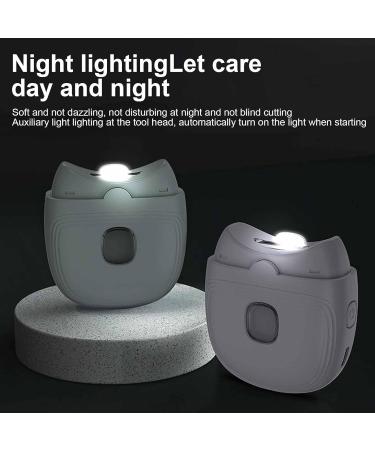 Guegine Electric Nail Clipper with 2 Speed Automatic Nail Cutter Nail Scraps Storage Cordless Rechargeable Fingernail Cutter with Led Light Kids Adults Elderlyautomatic Nail Clippers - Buy Online on GoSupps.com