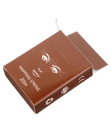 Beatifufu 1 Box String Ruler Ink Eyebrow Mapping Eyebrow Liner Positioning Ruler Draw a Line