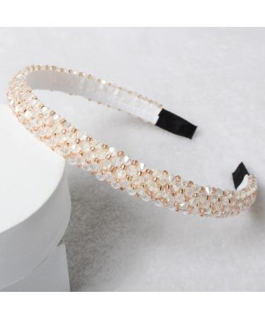 Cuizhiyu 2PK Crystal Beaded Headbands for Women and Girls - Non-Slip Shiny Hair Accessories - Buy Online on GoSupps.com