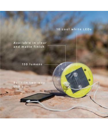 MPOWERD Luci Pro 2.0 Solar Lantern + Phone Charger | 150 Lumens, 50 Hours, Waterproof, Compact & Lightweight | Built-In USB Port for Outdoor Use - Buy Online on GoSupps.com