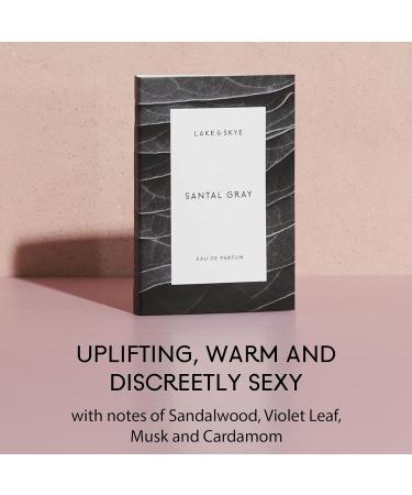Lake & Skye Santal Gray Eau de Parfum Long Lasting Fragrance 0.06 fl oz (2 ml) - Aromatic Woody Spicy 0.06 Fl Oz (Pack of 1) - Buy Online on GoSupps.com