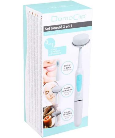 Electric Toothbrush & Facial Cleaning Brush Set | 2 Brush Heads & Travel Case - Best for Oral & Skin Care - Buy Online on GoSupps.com