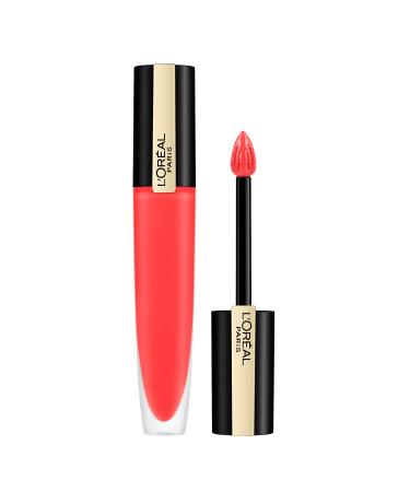 L'Oreal Paris Rouge Signature Matte Liquid Lipstick 132 I Radiate 1 Count (Pack of 1) 132 Radiate