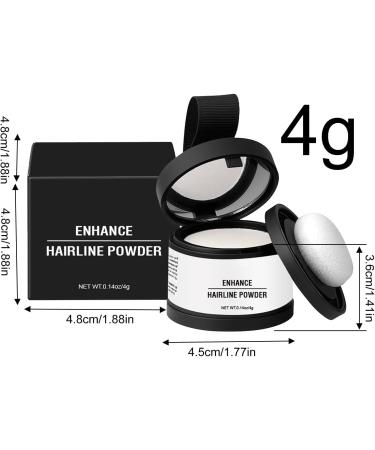  HunicandIU Hair Powder Waterproof Lightening Hair Roots Applicator Included Cover Grey Hair Thin Hair - Buy Online on GoSupps.com