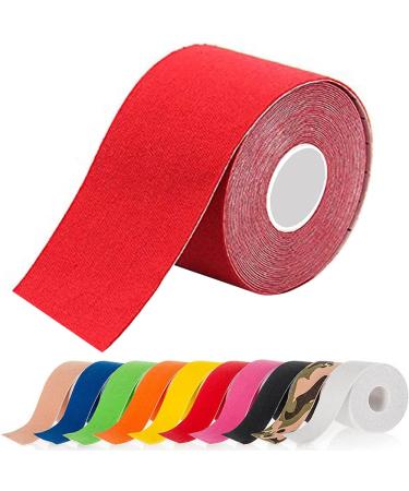 ATETEO Kinesiology Tape C-red S: 5mX2.5cm