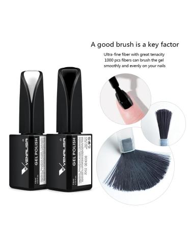VENALISA 2Pcs 15ml Black White Gel Nail Polish Kit - Soak Off UV LED Nail Art for DIY Home Manicure & Salon Use - Buy Online on GoSupps.com