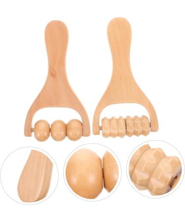 Fascia Massage Roller & Muscle Roller Stick | Manual Massage Tab & Wooden Trigger-Point Scooters | Ideal for Gua Sha Scraping - Fast International Shipping - Buy Online on GoSupps.com