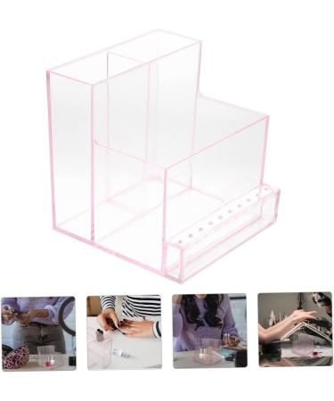 POPETPOP 2 Pcs Storage Rack Nail Tech Organizer Manicure Tools Holder Cosmetic Display Case Nail Polishing Machine Phone Cleaning Kit Grinding Head Rack Plastic Acrylic Armrest 10.3x9.7cmx2pcs Pinkx2pcs - Buy Online on GoSupps.com