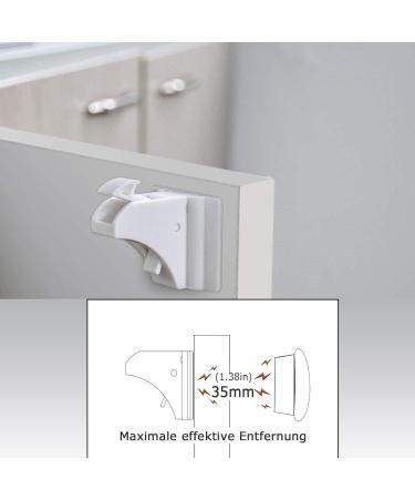 Dokon Replacement Key for Baby Security Magnetic Cabinet Lock | Super Magnetic Keys for Children's Cabinets & Drawers | No Drilling Required | 2 Pack - Buy Online on GoSupps.com