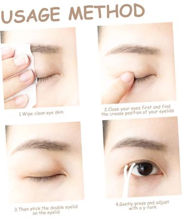 Angoily 3 Rolls Mesh Double Eyelid Sticker Stickers Double-sided Tape Eyelid Shaping Sticker Girl Woman Tool - Buy Online on GoSupps.com