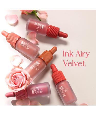 Peripera Ink Airy Velvet Lip Tint Liquid Lip - 008 Pretty Orange Pink - Buy Online on GoSupps.com