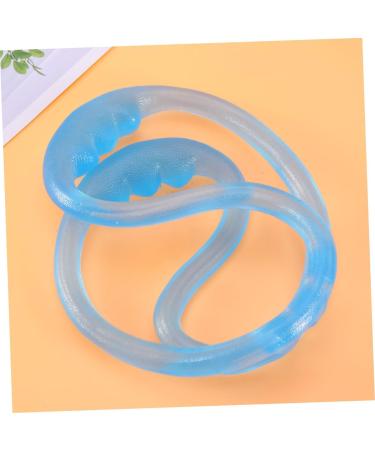 SUPVOX 2pcs Blue Medium Silicone Yoga Tension Bands - Multifunctional Elastic Fitness Equipment for Home & Gym - Buy Online on GoSupps.com