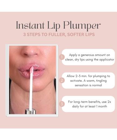 BEAUTICAL Instant Lip Plumper Hydrating Lip Serum with Hyaluronic Acid Guarana & Horse Chestnut Extract Non-Sticky Moisturizing Lip Plumping Gloss Anti-Aging Lip Care 5ml - Buy Online on GoSupps.com