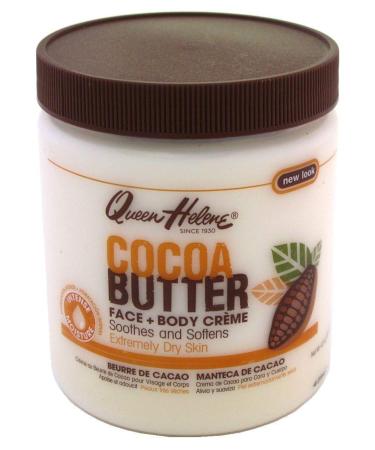 Queen Helene Jar Cream Cocoa Butter 15 Ounce (443ml) (6 Pack)
