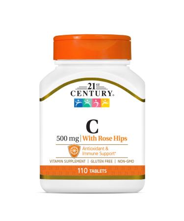 21st Century Vitamin C with Rose Hips 500 mg 110 Tablets