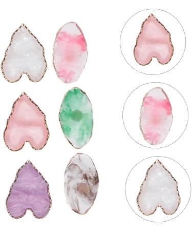 SMASOLO Palette De Manucure Pierre D agate Lot De 6 Pcs Plateau De M lange Pour Nail Art Diy Professionnel Salon Usages Divers - Buy Online on GoSupps.com