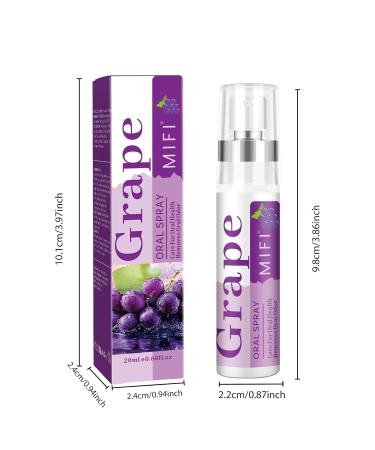 Oral Spray for Bad Breath and Dry Mouth,Mouth Spray Breath Fresheners, Sugar-Free,Fights Bad Breath for Adults, Portable Long Lasting,Dry Mouth Spray (Grape flavor*2Pack) - Buy Online on GoSupps.com