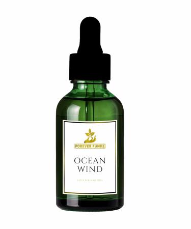 Forever Funke OCEAN WIND: A Chl No 5 Impression Replica Version Fragrance Dupes Concentrated Long Lasting Refillable Dropper 20ml/0.68 Fl Oz Bottle