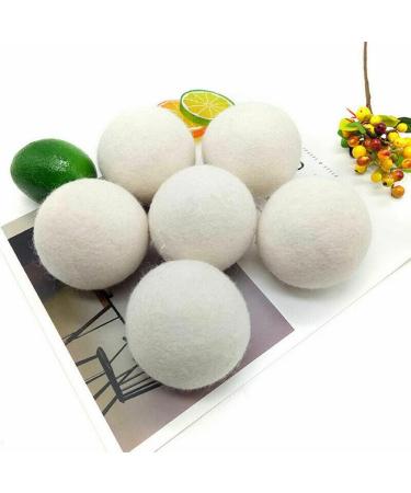SPORTARC Wool Dryer Balls 6pcs Reusable Organic Fabric Softener Alternative Reduce Wrinkles & static cling Shorten Drying Time - Buy Online on GoSupps.com