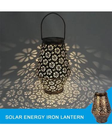 Solar Garden Light Outdoor Lawn Yard Lantern Light Hanging Lamp Balcony Terrace Courtyard Solar Light Landscape Lighting (Color : A) (A) - Buy Online on GoSupps.com