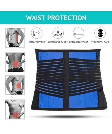 Buy Pressurized Breathable Back Brace | Adjustable Support Belt for Herniated Discs & Spinal Stenosis - International Shipping Available - Buy Online on GoSupps.com