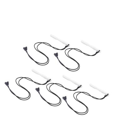 Baby Chew Necklace - Sensory & Gum Massage Multipurpose Biting 5 Pack for Babies (White) | Safe & Durable Teething Relief - Buy Online on GoSupps.com