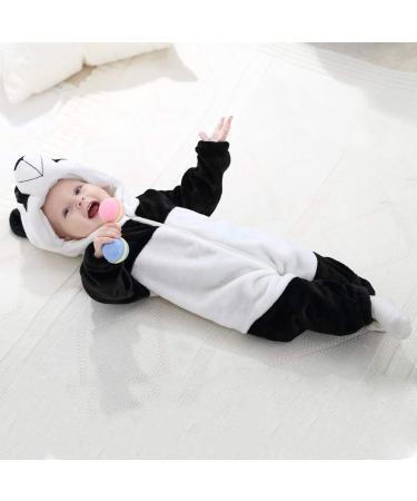 COOKY.D Unisex Winter Hooded Romper Jumpsuit - Panda Design (12-18 Months) - Buy Online on GoSupps.com